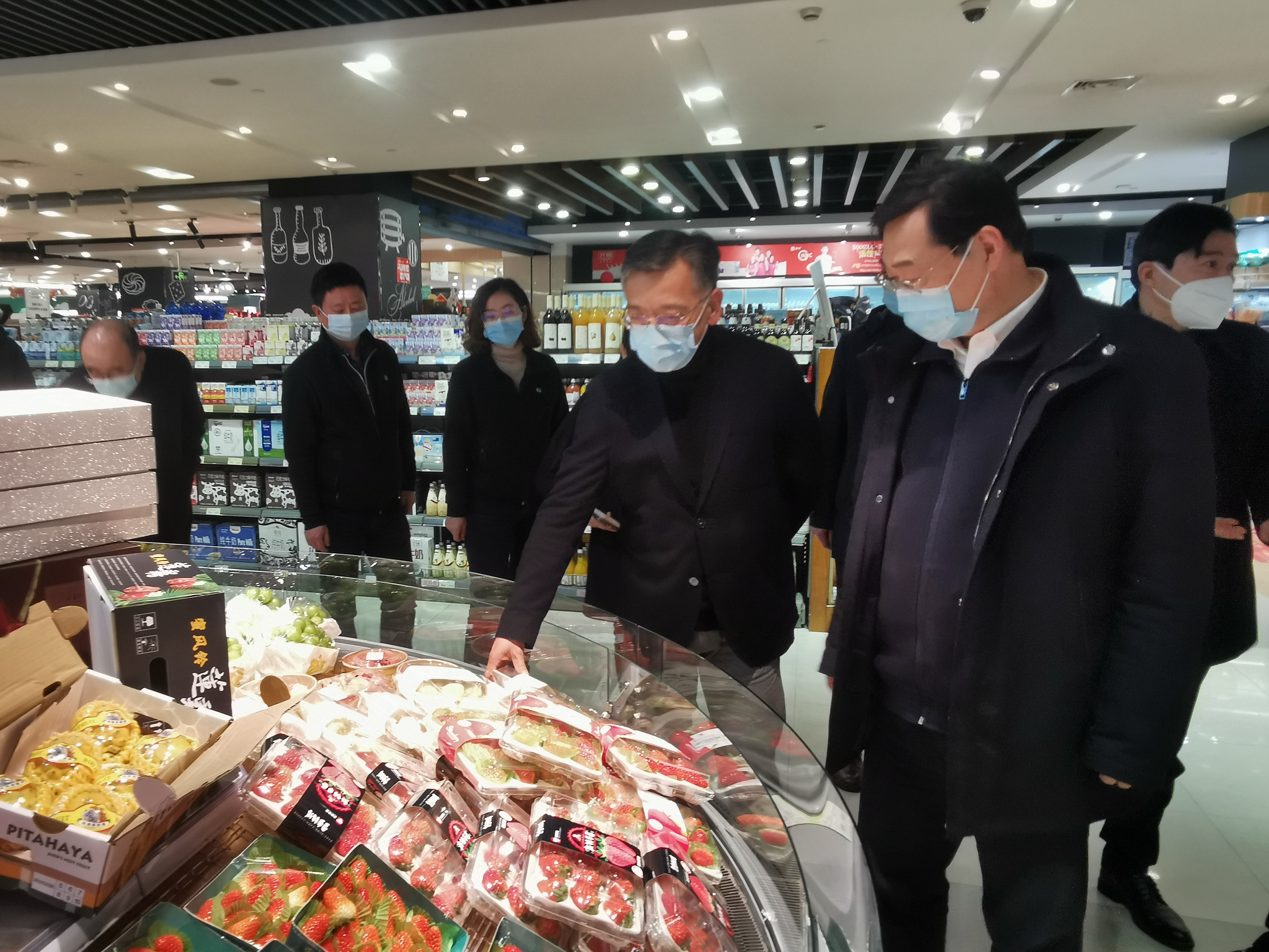 金凯副市长带队督查岁末年初安全生产和市场保供工作